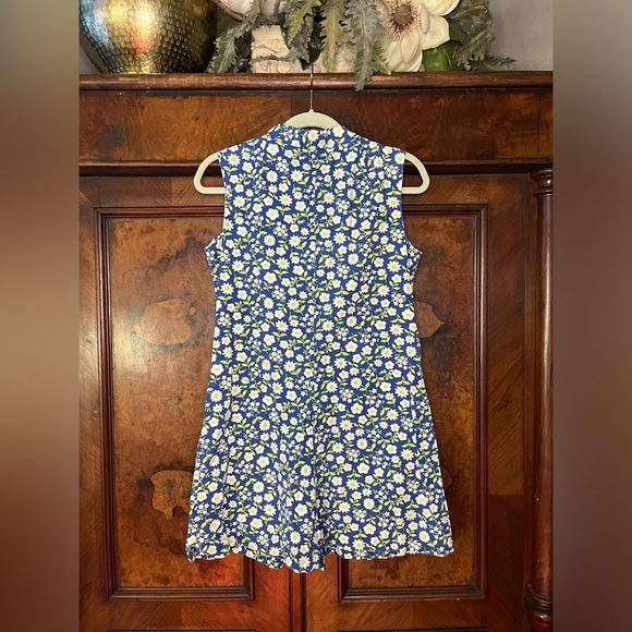 GUC Patty Woodward California- Vintage 1960s Blue and White Romper. Size M/L - Picture 2 of 9
